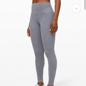 Lululemon Wunder Under_washed luna leggings.